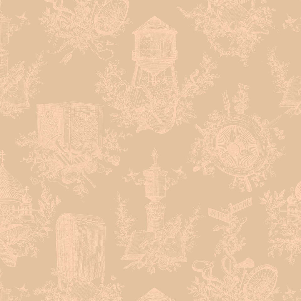 Wythe Toile Wallpaper by Flavor Paper