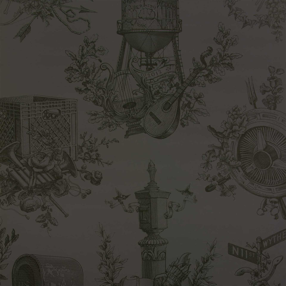 Wythe Toile Wallpaper by Flavor Paper