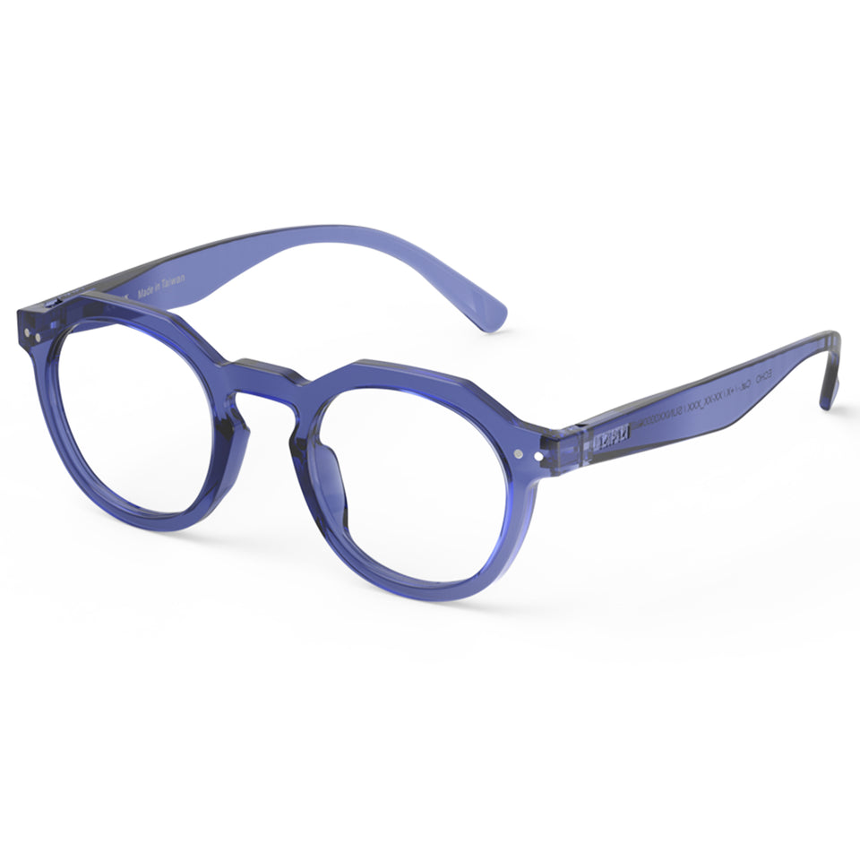 Blue Line ECHO Reading Glasses by IZIPIZI – Morning Express AW26