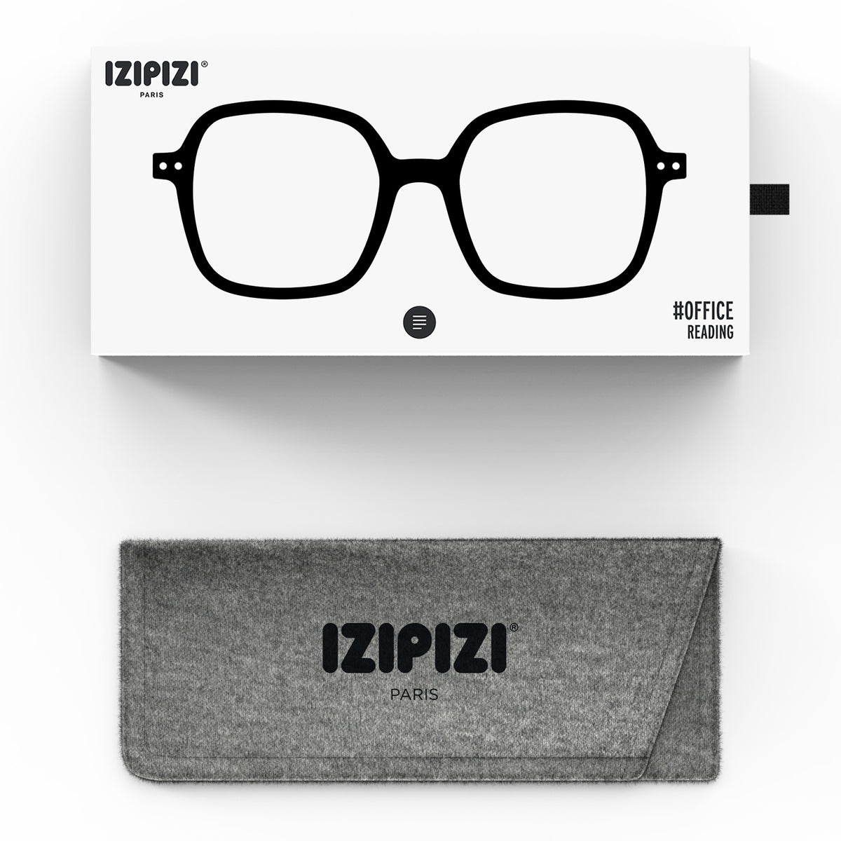 Black #OFFICE Reading Glasses by Izipizi