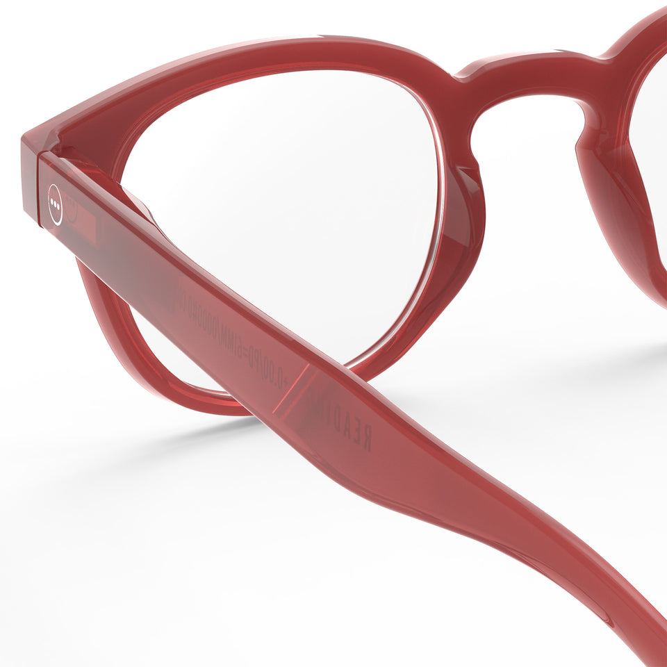Carmine Red #C Reading Glasses by Izipizi - Chapters AW25 Limited Edition Collection