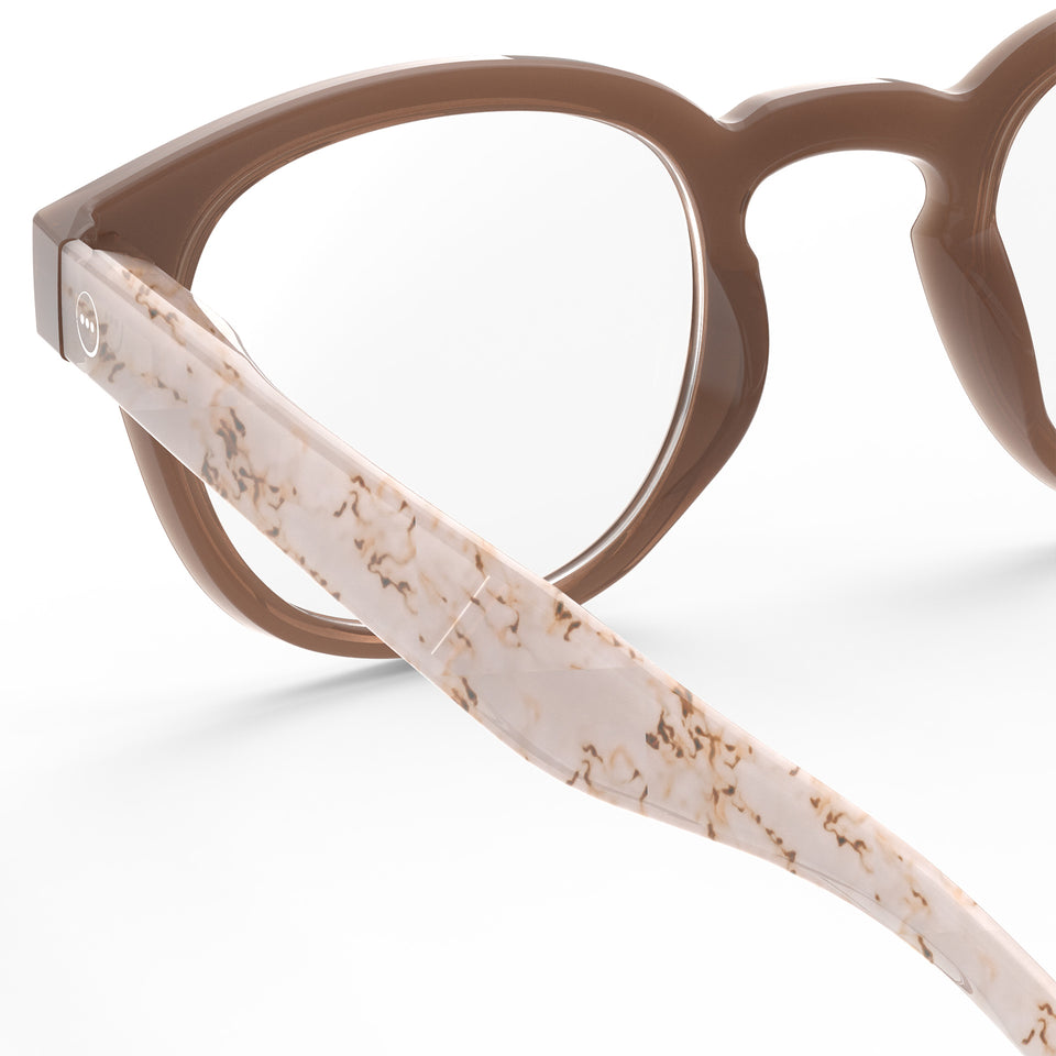 Light Marble #C Reading Glasses by Izipizi - Chapters AW25 Limited Edition Collection