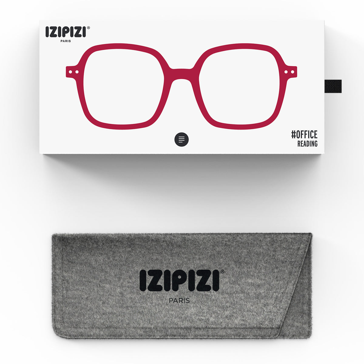 Cherry Red #OFFICE Reading Glasses by Izipizi