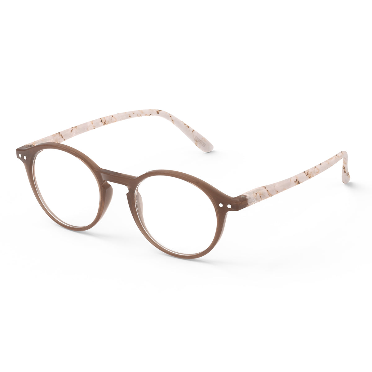 Light Marble #D Reading Glasses by Izipizi - Chapters AW25 Limited Edition Collection - Vertigo Home