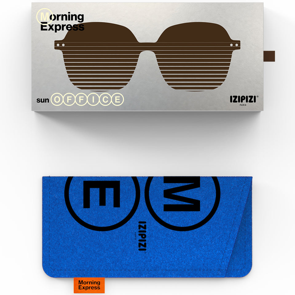 Dark Expresso #OFFICE Sunglasses by IZIPIZI – Morning Express AW26