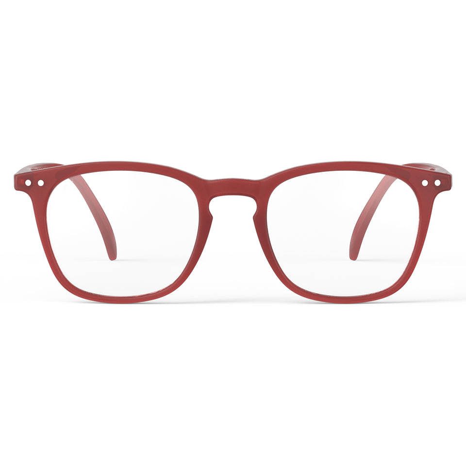 Carmine Red #E Reading Glasses by Izipizi - Chapters AW25 Limited Edition Collection