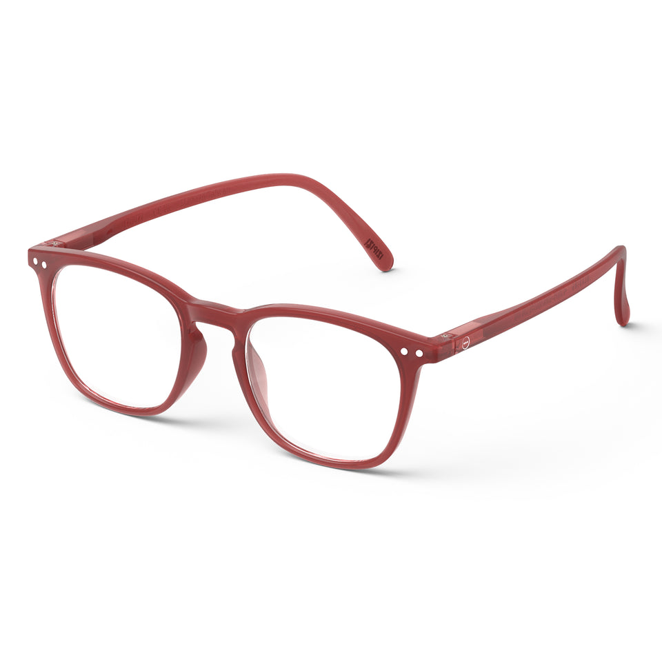 Carmine Red #E Reading Glasses by Izipizi - Chapters AW25 Limited Edition Collection