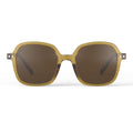 IZIPIZI #OFFICE Sunglasses – Golden Green, front product view