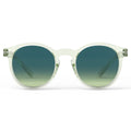 Front view of IZIPIZI #M Sunglasses in Green Fields