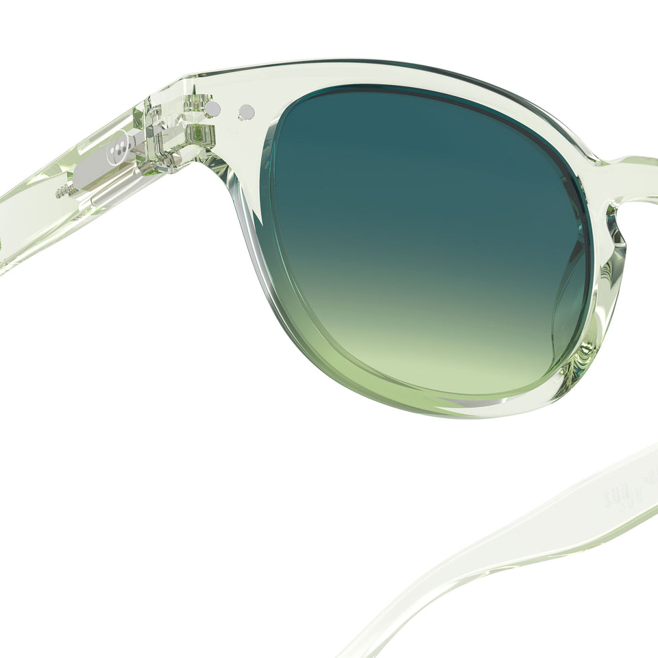 Green Fields #C Polarized Sunglasses by Izipizi - Crossroads SS26 Limited Edition Collection