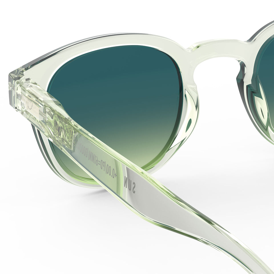 Green Fields #C Polarized Sunglasses by Izipizi - Crossroads SS26 Limited Edition Collection