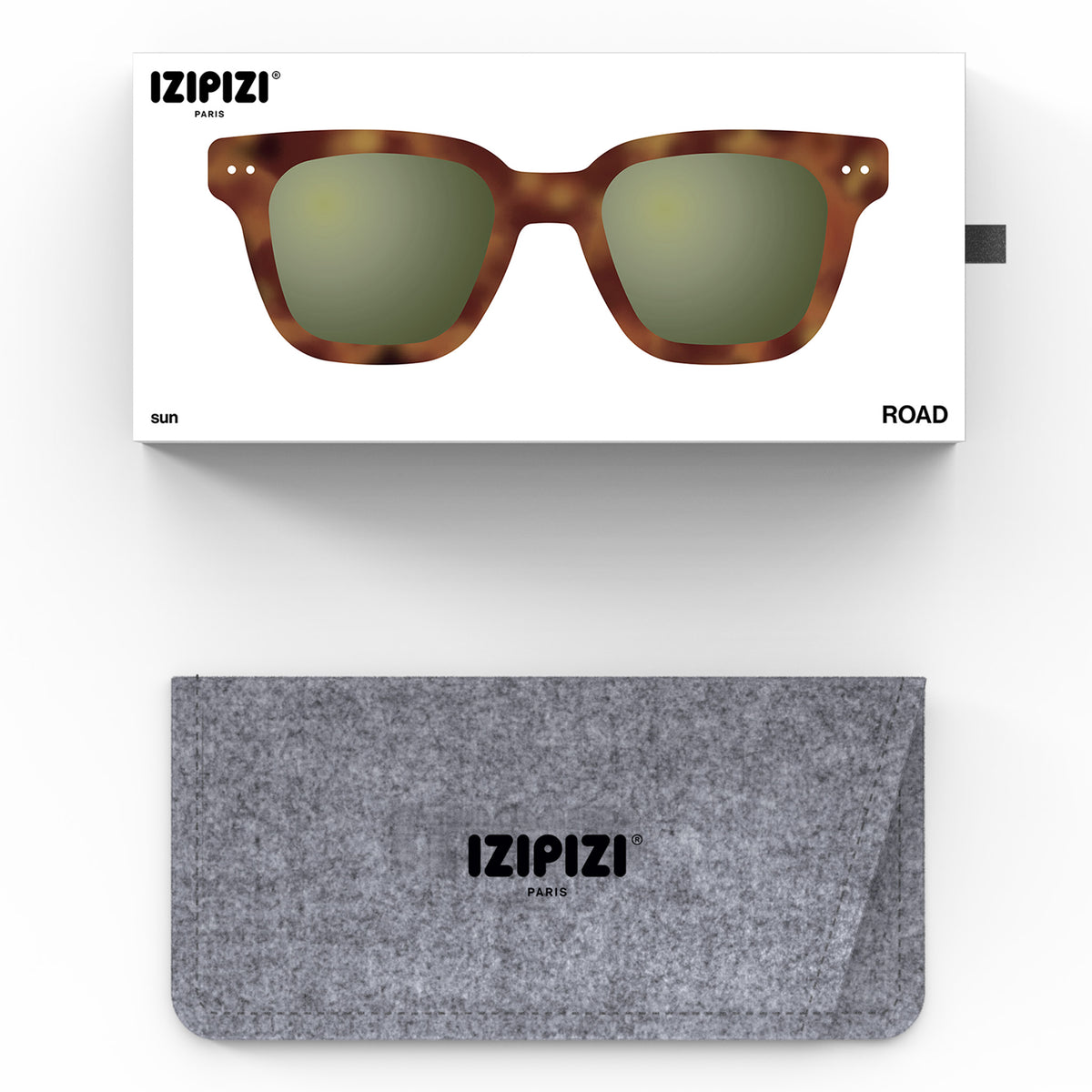 IZIPIZI #ROAD sunglasses in Havane, alternate view