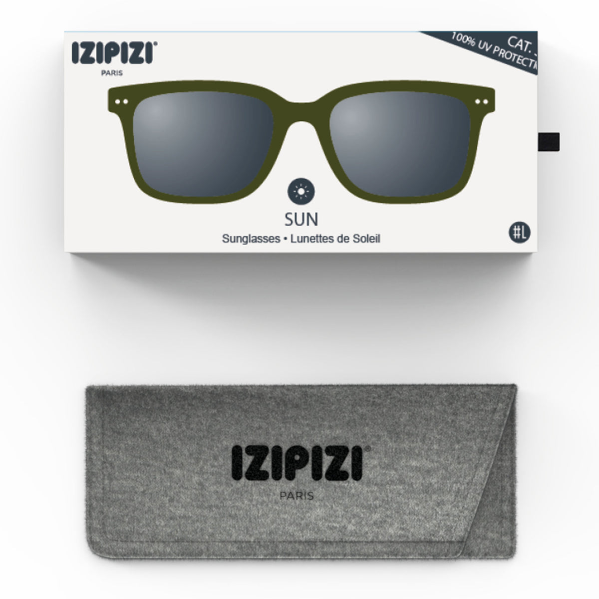 Kaki Green #L Sunglasses by Izipizi