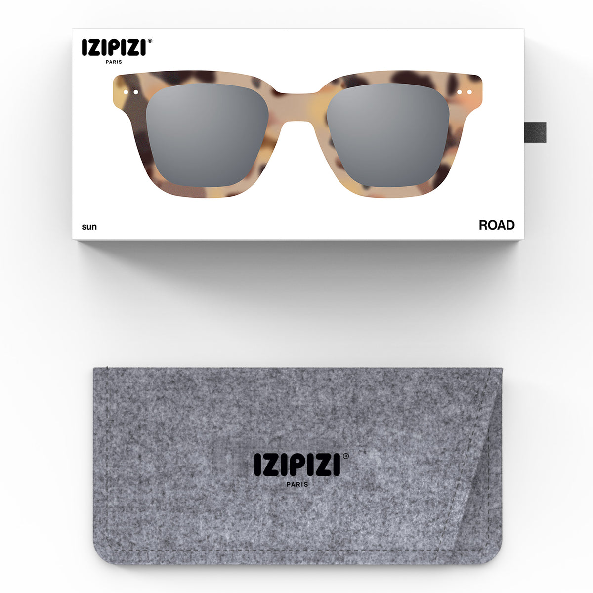IZIPIZI #ROAD sunglasses in Light Tortoise, alternate view