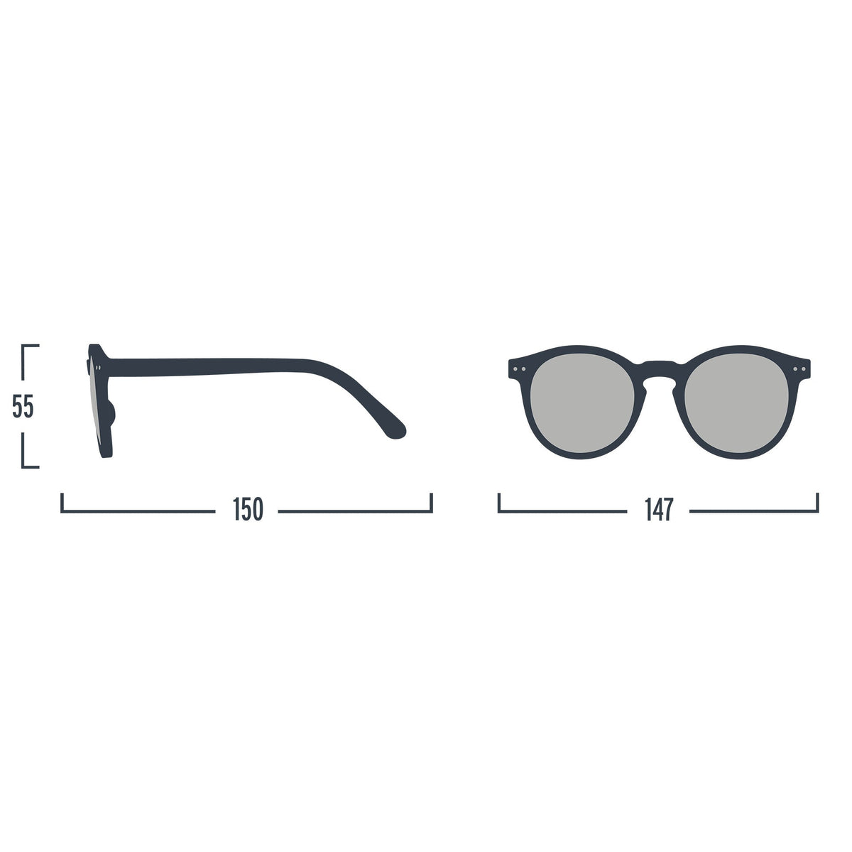 Black Road #M Sunglasses by Izipizi - Crossroads SS26 Limited Edition Collection