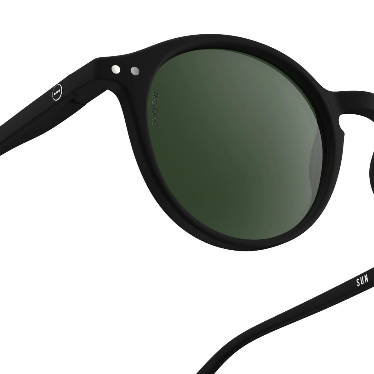 Black #D Polarized Sunglasses by Izipizi