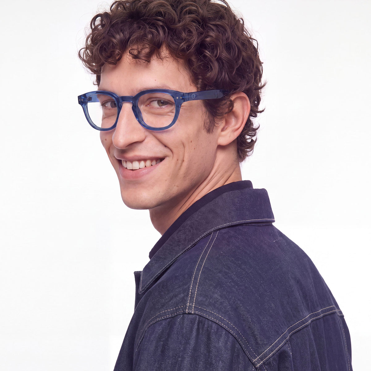 Blue Line #C Reading Glasses by IZIPIZI – Morning Express AW26