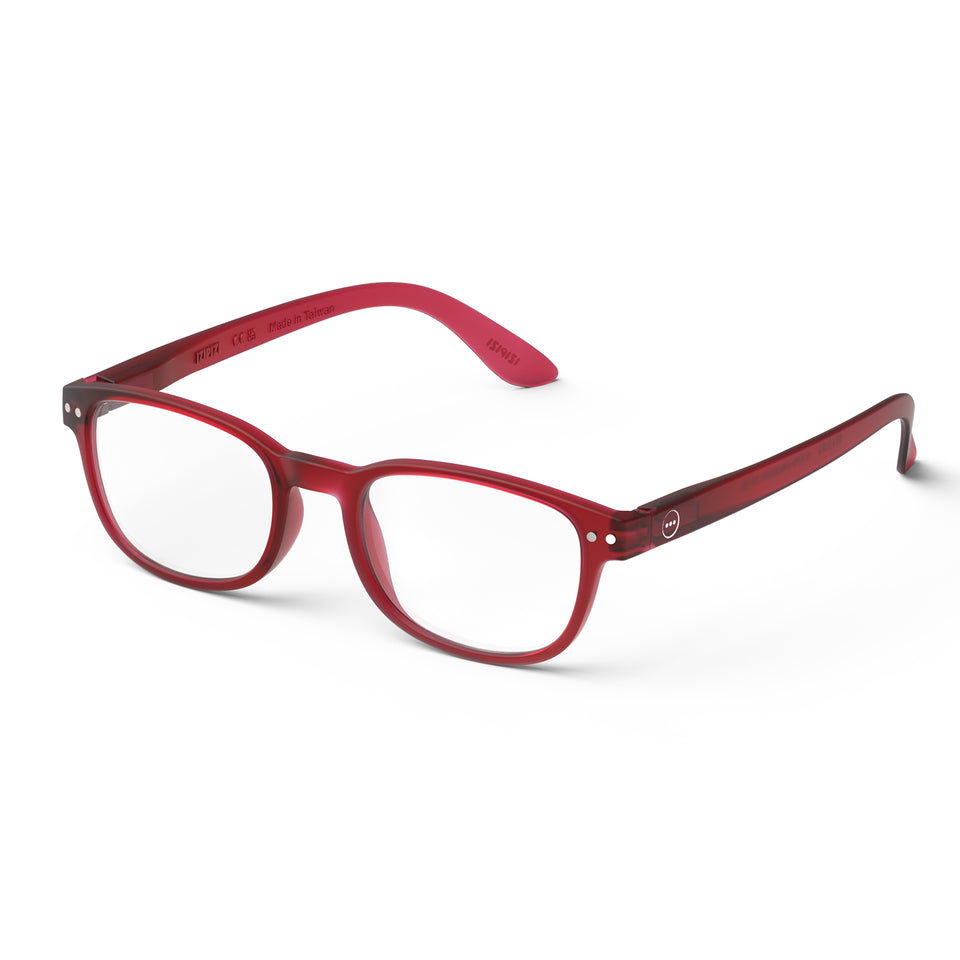 Cherry Red #B Reading Glasses by Izipizi