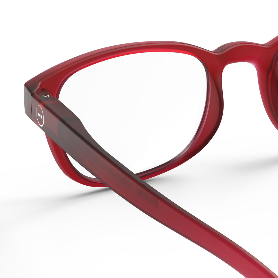 Cherry Red #B Reading Glasses by Izipizi