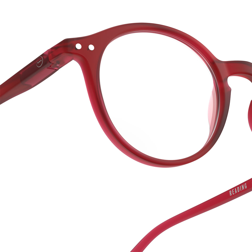 Cherry Red #D Reading Glasses by Izipizi