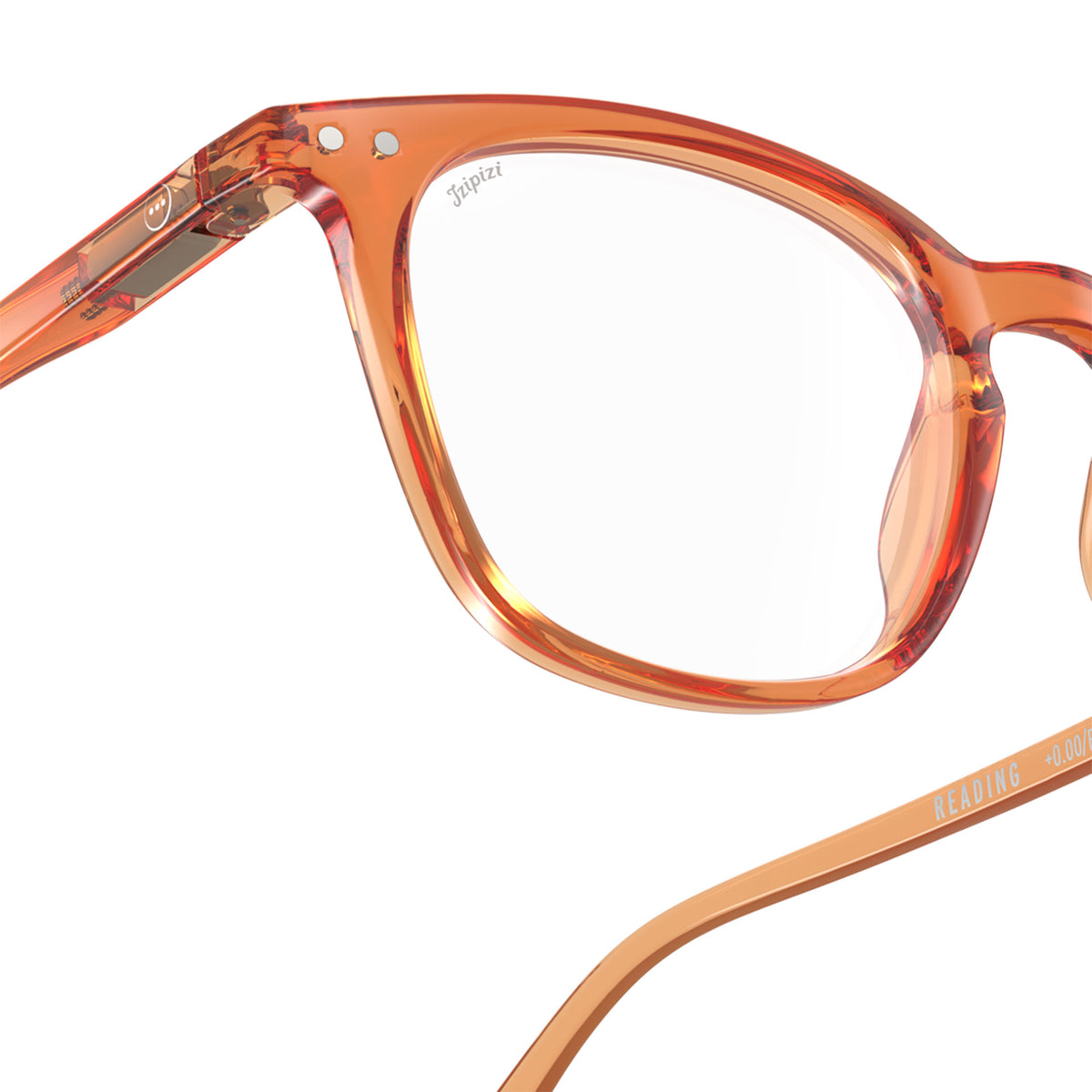 Orange Smash #E Reading Glasses by Izipizi - Stadium Limited Edition Collection - Vertigo Home
