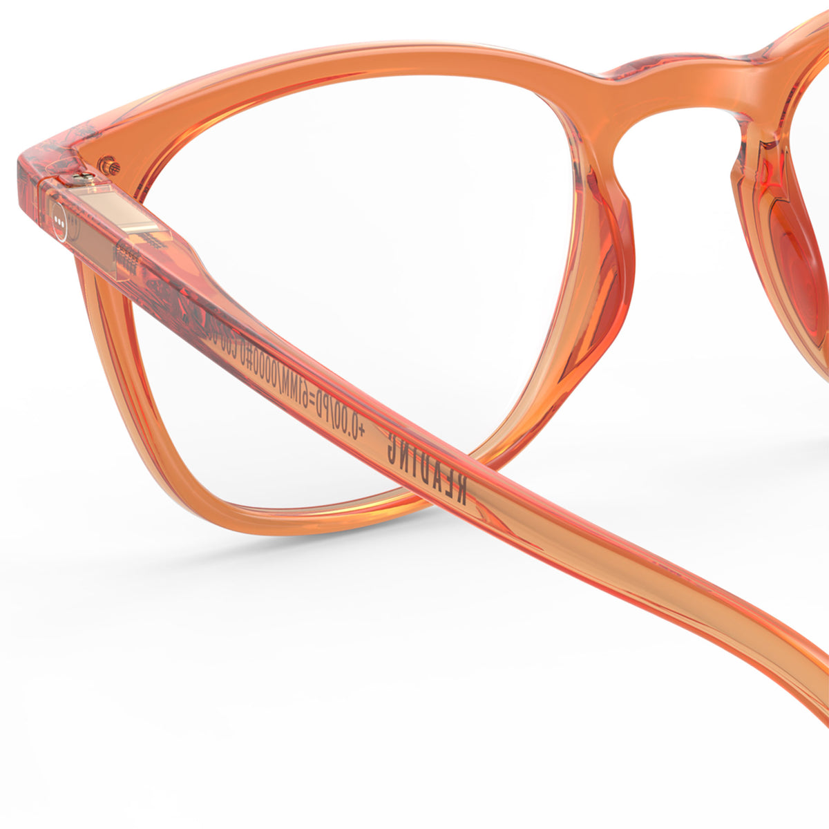 Orange Smash #E Reading Glasses by Izipizi - Stadium Limited Edition Collection - Vertigo Home