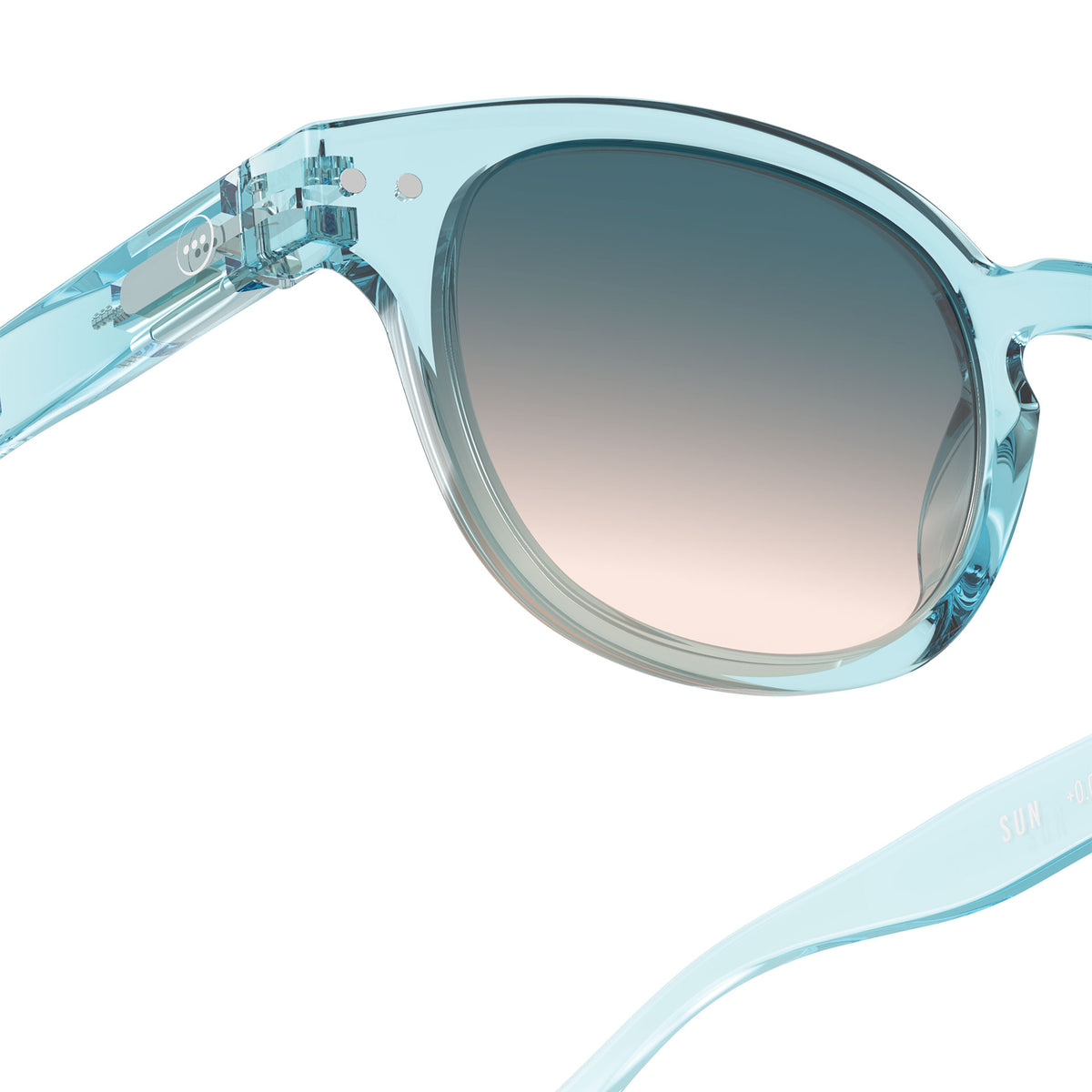 Turquoise Stone #C Polarized Sunglasses by Izipizi - Crossroads SS26 Limited Edition Collection