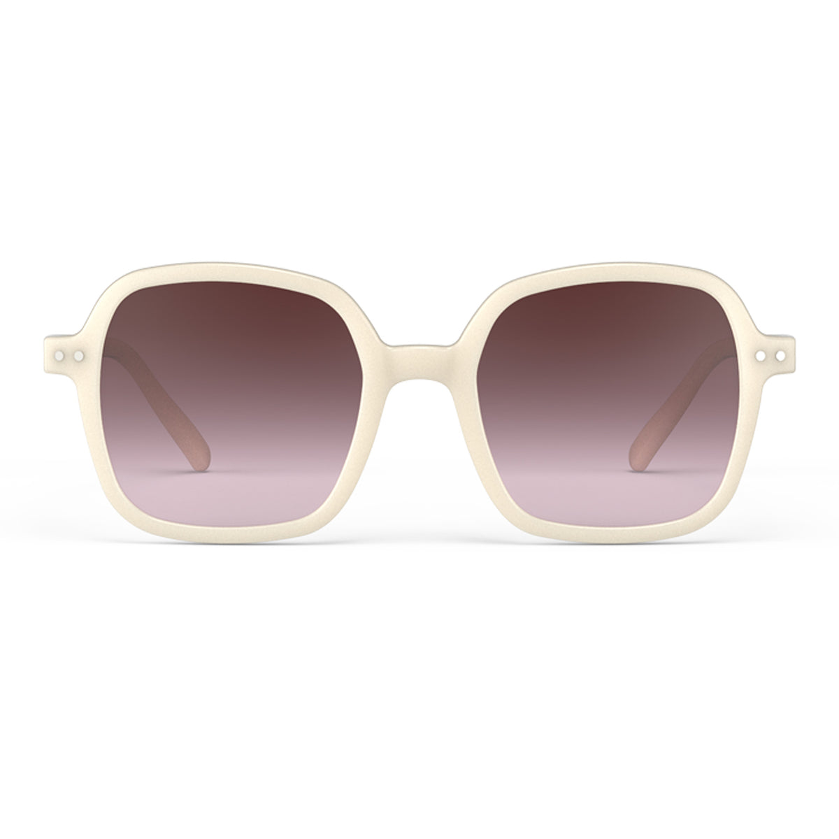 IZIPIZI #OFFICE Sunglasses – Vintage Cream, front product view