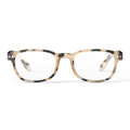 Front view of IZIPIZI #B Reading Glasses in Light Tortoise