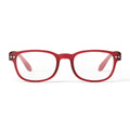 Front view of IZIPIZI #B Reading Glasses in Red