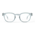 a pair of light blue reading glasses from Izipizi France