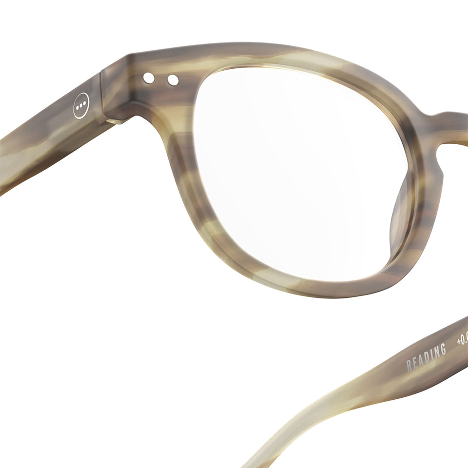 Smoky Brown #C Reading Glasses by Izipizi - Velvet Club Limited Edition