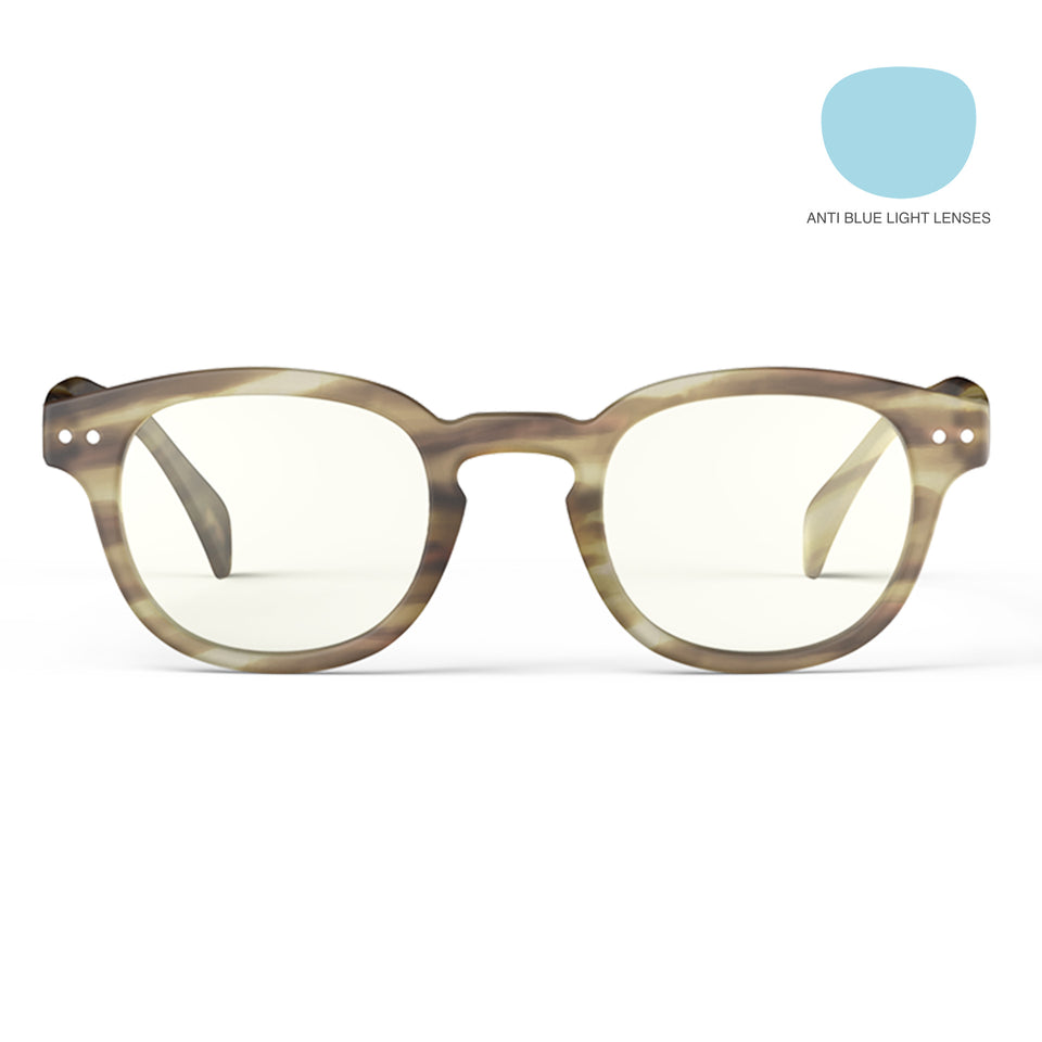 Smoky Brown #C Screen Glasses by Izipizi - Velvet Club Limited Edition