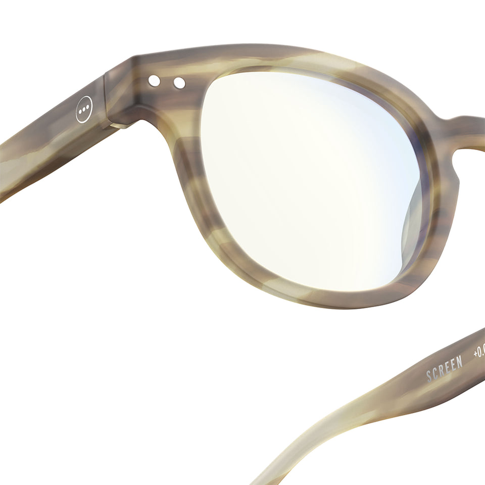 Smoky Brown #C Screen Glasses by Izipizi - Velvet Club Limited Edition