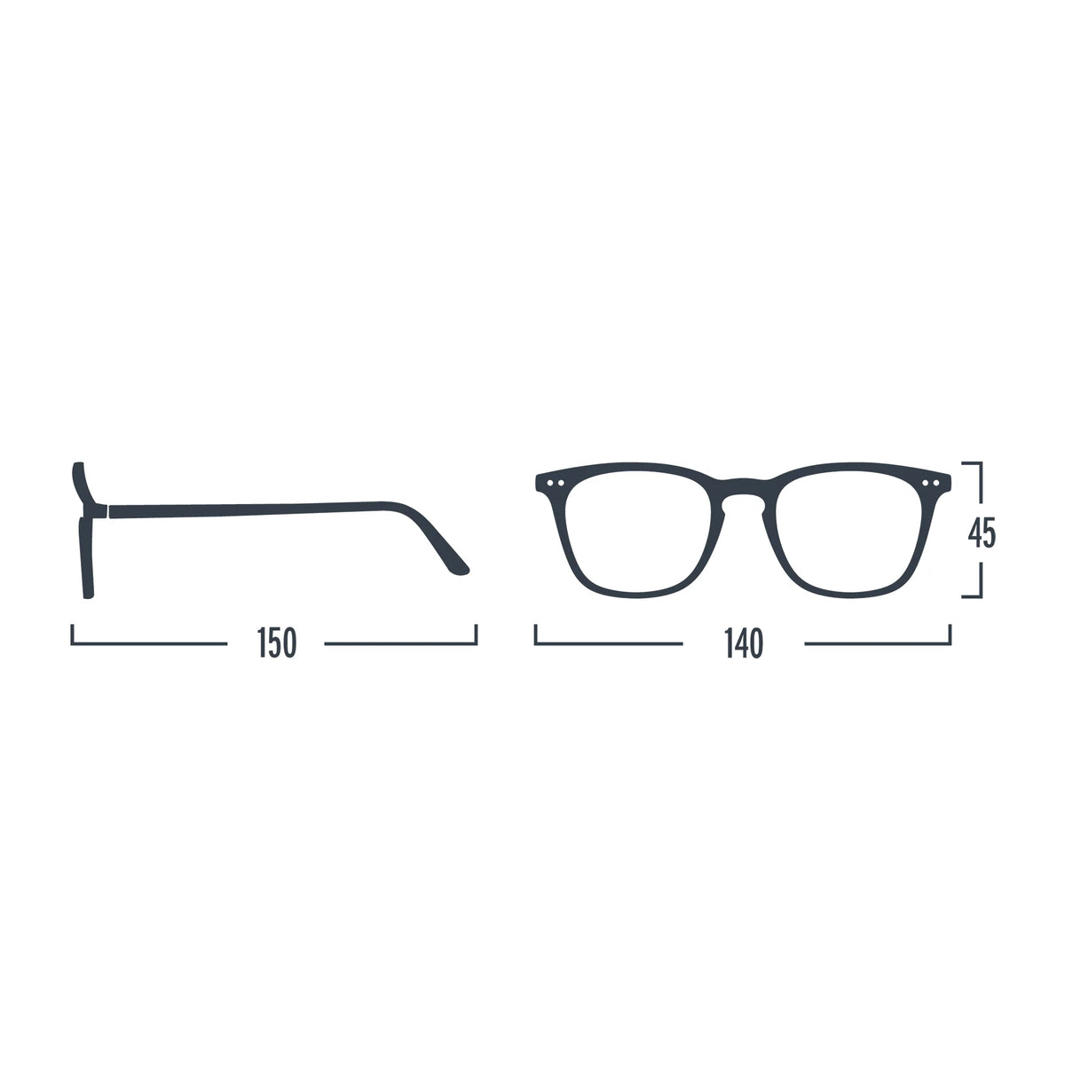 Orange Smash #E Reading Glasses by Izipizi - Stadium Limited Edition Collection - Vertigo Home