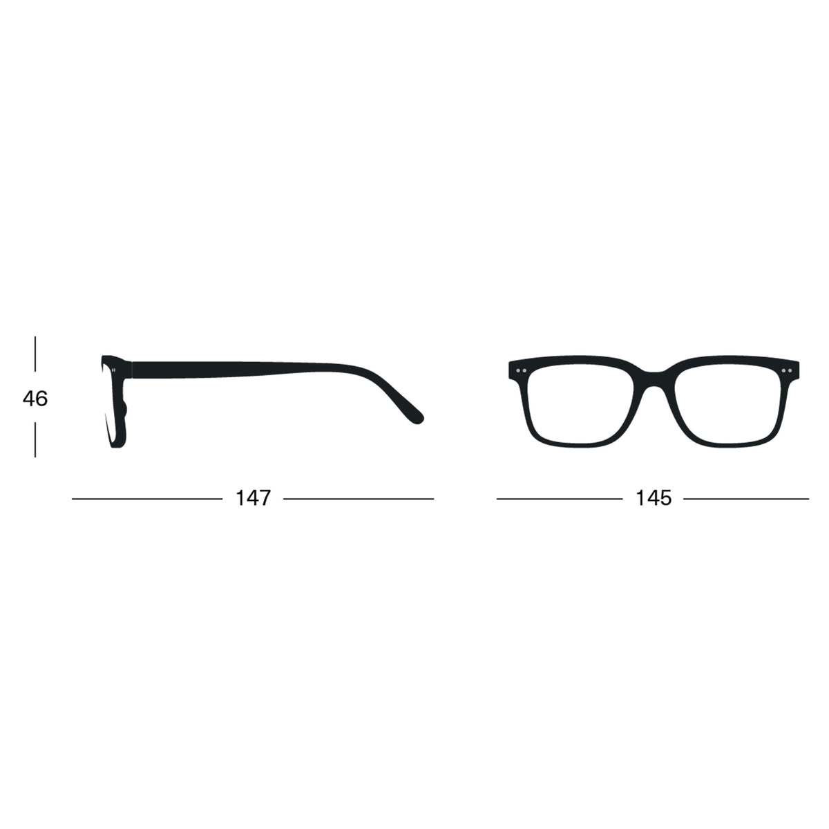 Frozen Blue #L Reading Glasses by Izipizi - Vertigo Home