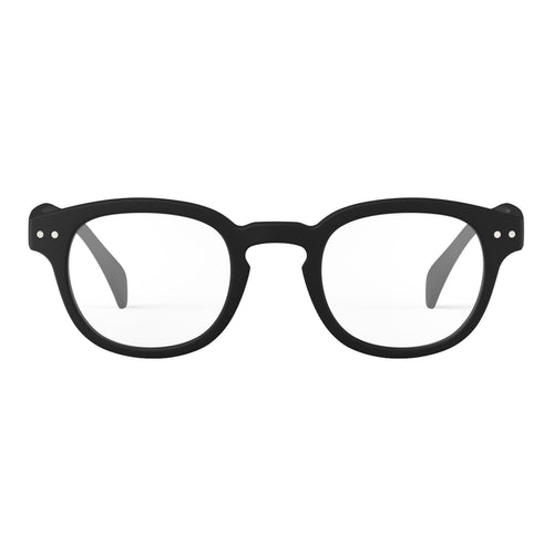 a pair of matte black reading glasses from Izipizi France