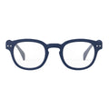 a pair of matte dark navy blue reading glasses from Izipizi France