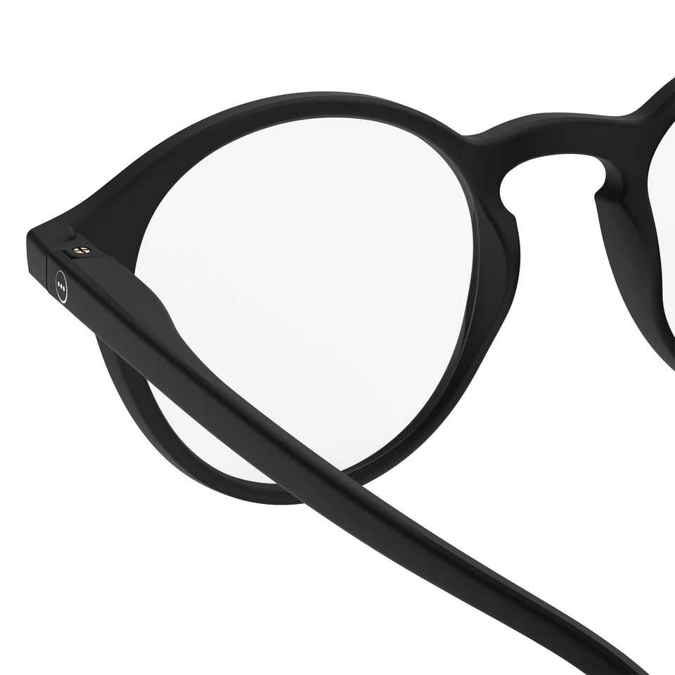 a pair of matte black unisex reading glasses from izipizi France