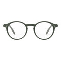 a pair of matte army kaki green reading glasses from izipizi France