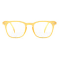 Front view of IZIPIZI #E Reading Glasses in Honey Yellow