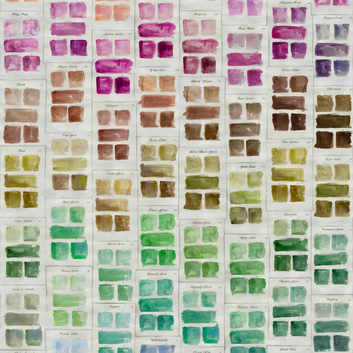 Palette Wallpaper by MIND THE GAP x Minnie Kemp