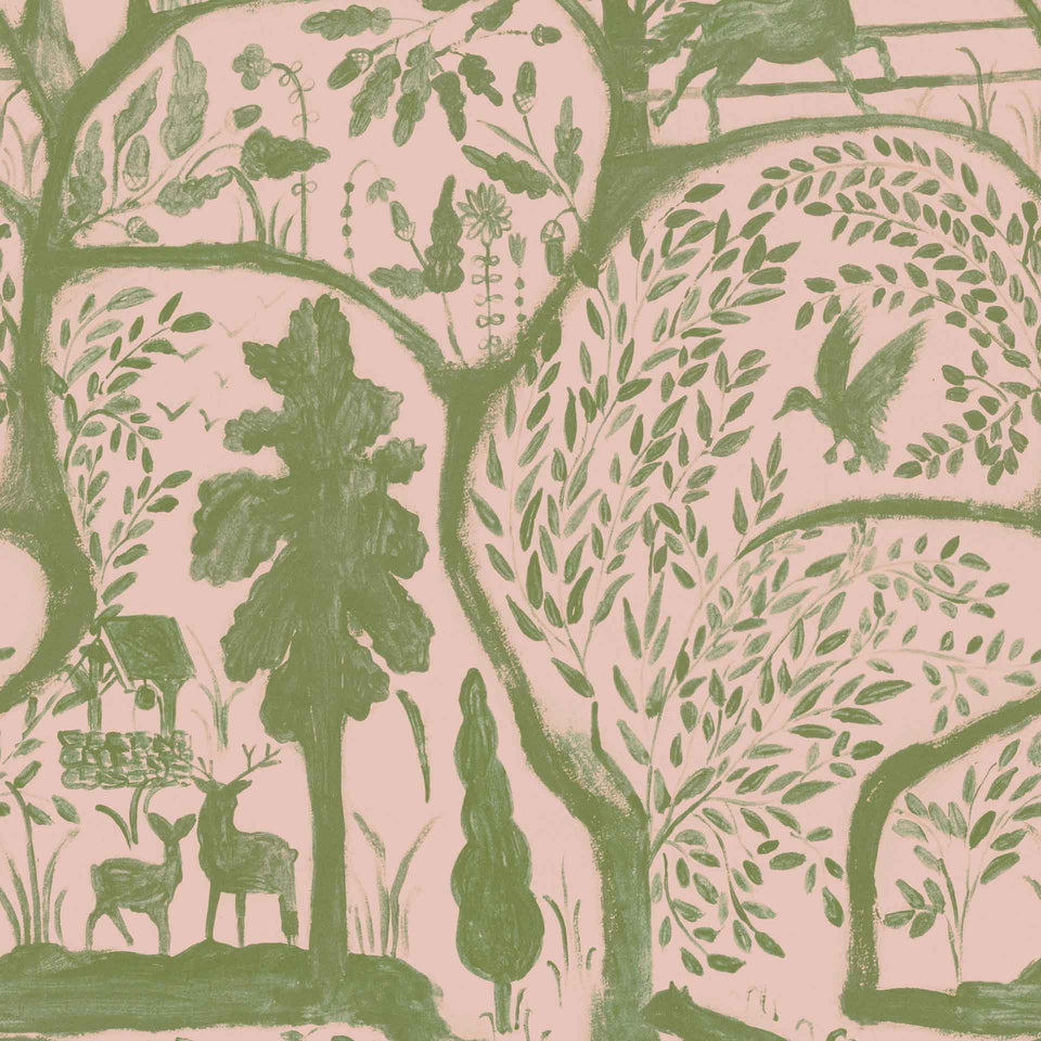 The Enchanted Woodland Wallpaper by MIND THE GAP x Minnie Kemp