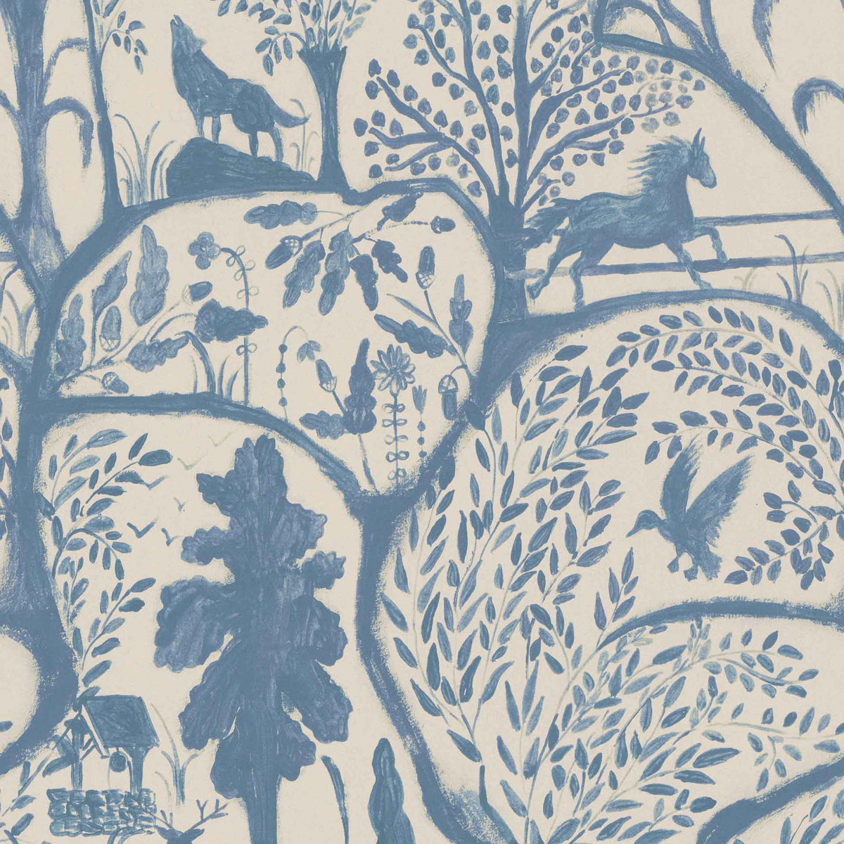 The Enchanted Woodland Wallpaper by MIND THE GAP x Minnie Kemp