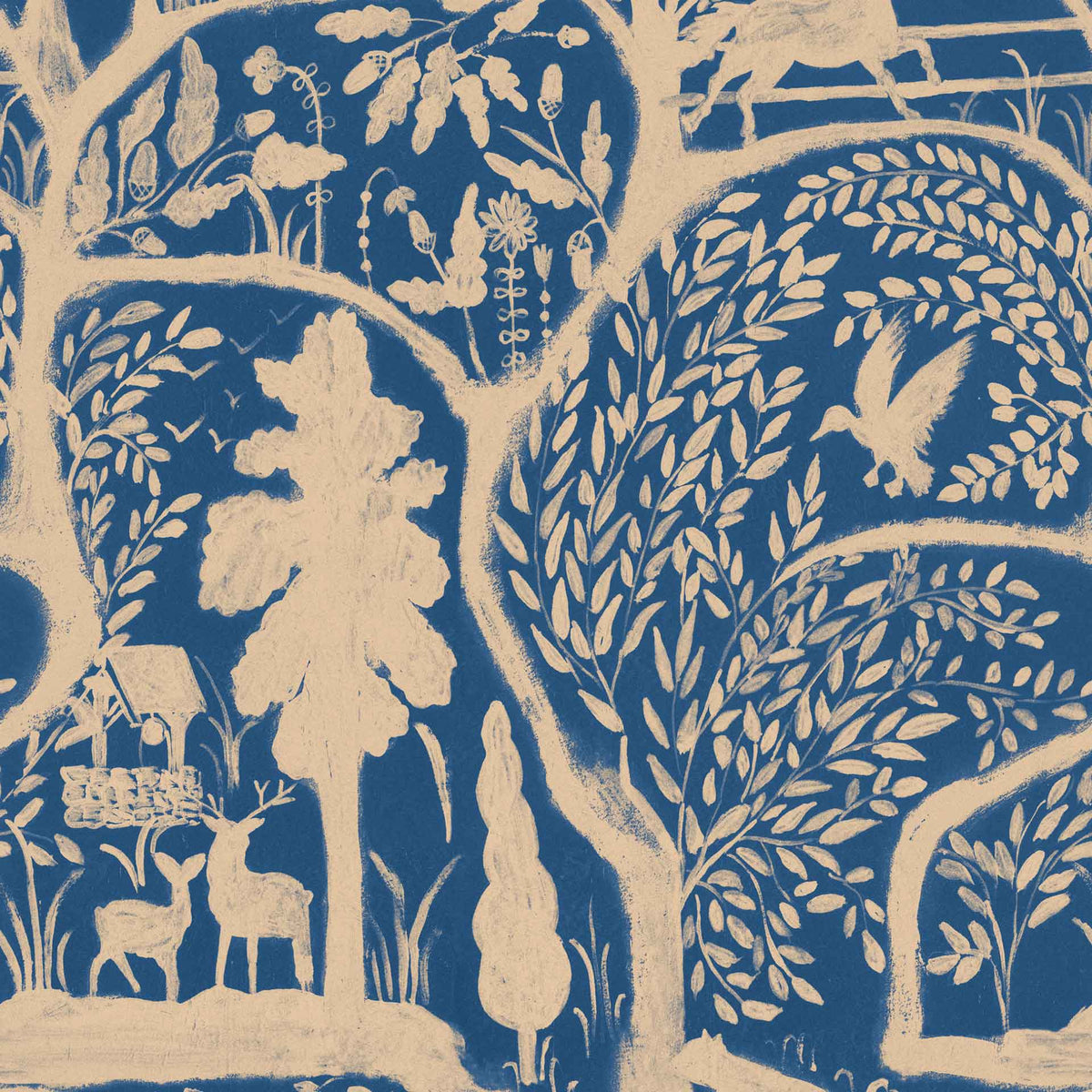 The Enchanted Woodland Wallpaper by MIND THE GAP x Minnie Kemp