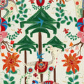 A WOODLAND TALE Cream wallpaper by MINDTHEGAP, full pattern detail.