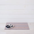 Periwinkle Skinny Stripe Shag Mat by Chilewich