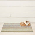 Soft Multi Skinny Stripe Shag Mat by Chilewich
