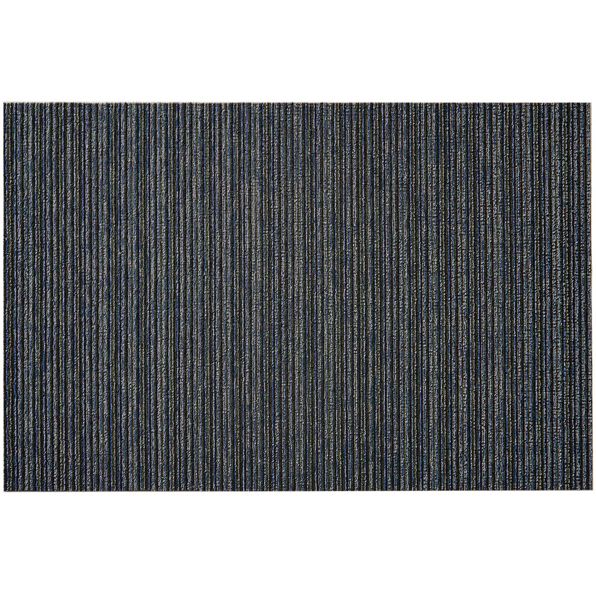 Forest Skinny Stripe Shag Mat by Chilewich