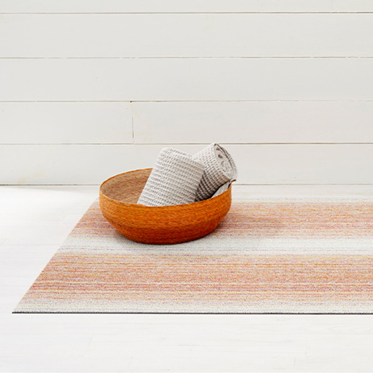 Sunrise Fade Stripe Shag Mat by Chilewich